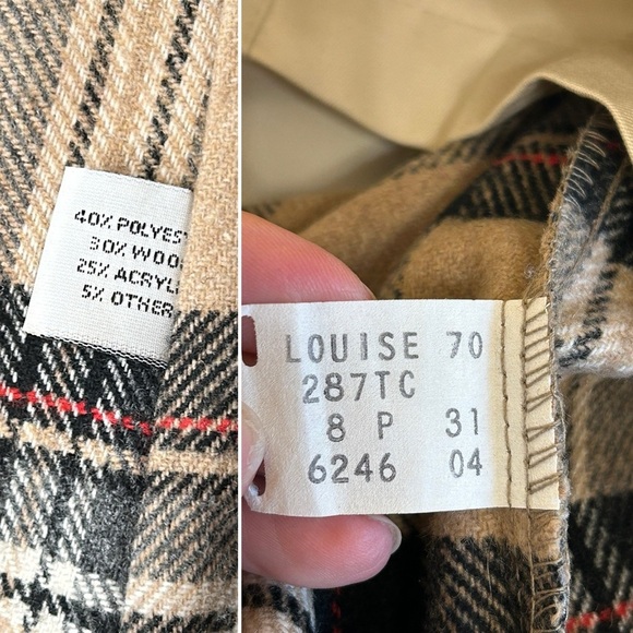 London Fog Classic Double-Breasted Belted Wool zip out liner Trench Coat sz 8P - Picture 16 of 16